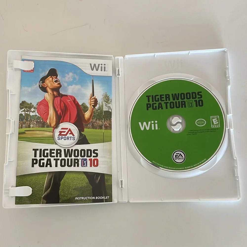 Nintendo Wii 2009 Tiger Woods PGA Tour 10 Video Game